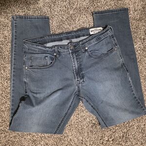 Buffalo David Bitton men's 34x32 Axel slim straight blue flex denim pants.